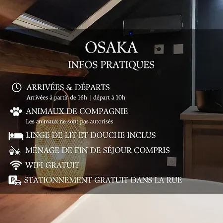 Apartmán Osaka - Elegance Et Zenitude - 5 Min